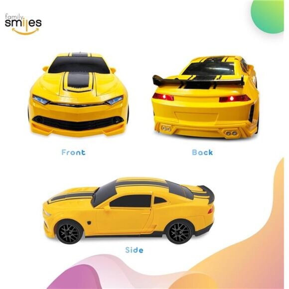 Kids RC Toy Sports Car Transforming Robot Remote Control with One Button - Picture 3 of 7
